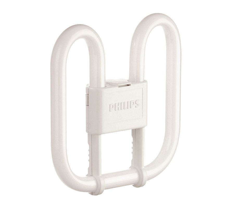 Lampadina Fluorescente 2D 28W - Bianco Caldo 3500K, Attacco GR8, 2050 Lumen, Lunga Durata