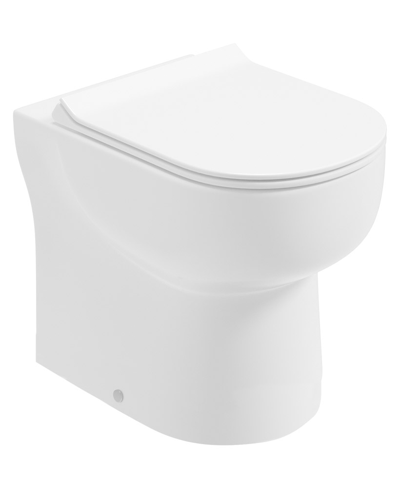 VIA Rimless Comfort Height Back to Wall Pan