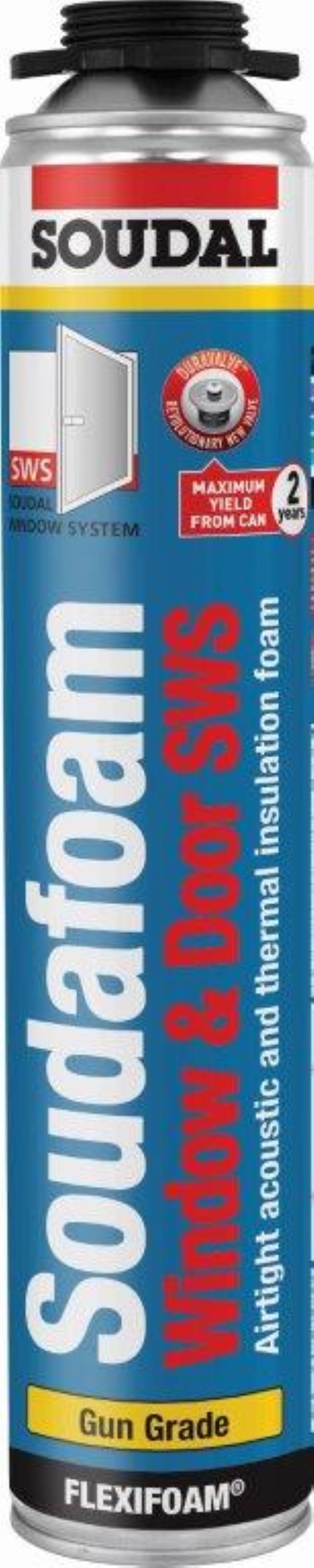Soudafoam Window & Door Sws 750ml Airtight, Acoustic, flexible