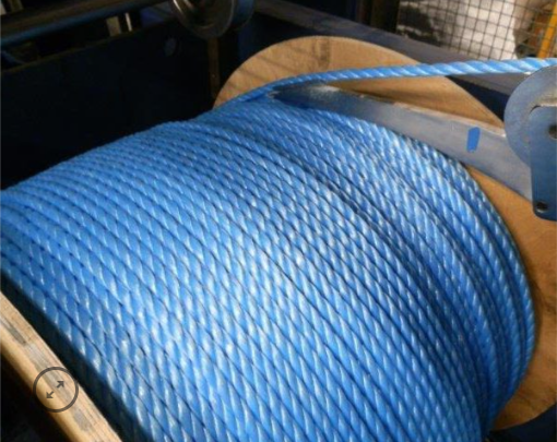 220m x 8mm Blue Polypropylene Rope