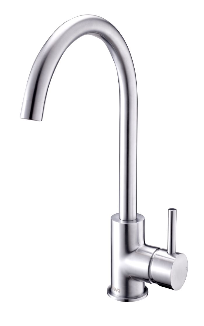 Indi Sink Mixer - Brushed Chrome