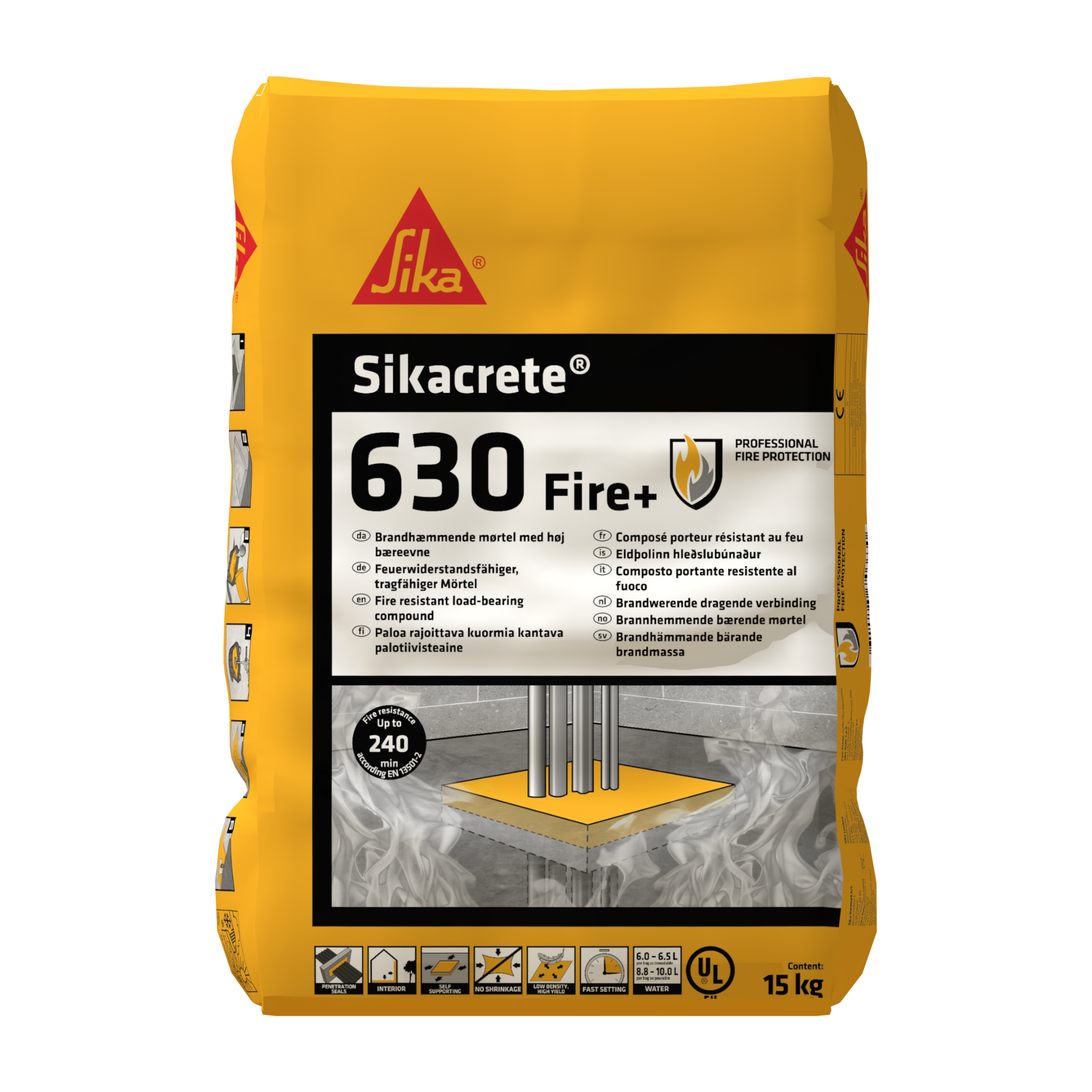 Sikacrete 630 Fire+ 15kg Bag