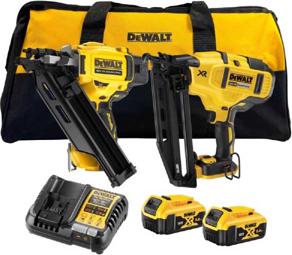 Dewalt 18v Xr Nailer Kit (Dcn930/Dcn660) 2 x 5ah Dewalt DCk246p2