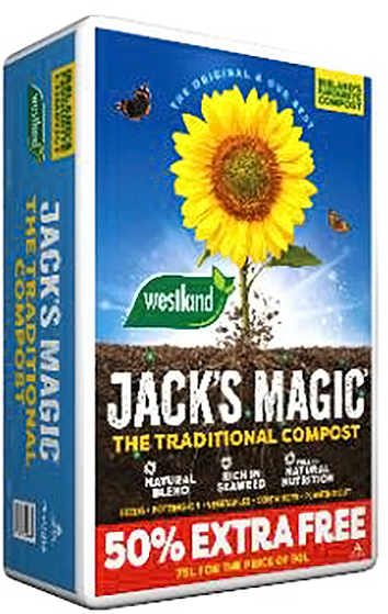 Jack’s Magic All Purpose Compost – 50L Premium Mix with BIO3