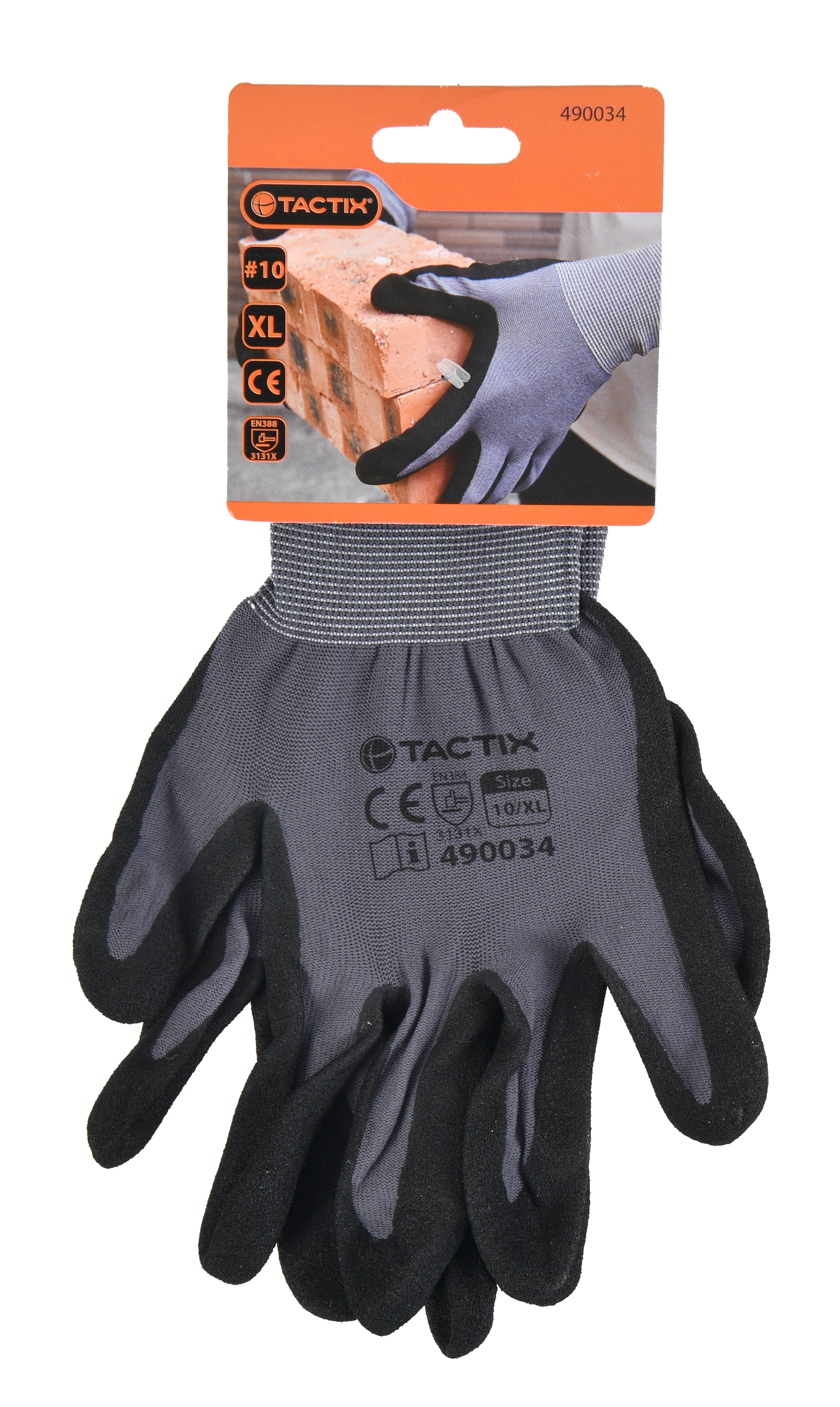 Nitrile Dipped Gloves XL