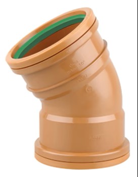 6in Sewer Short Radius Bend Double Socket 30deg