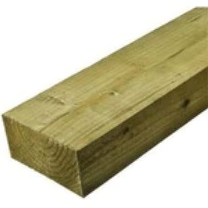75 x 22 White Deal Rough - Treated