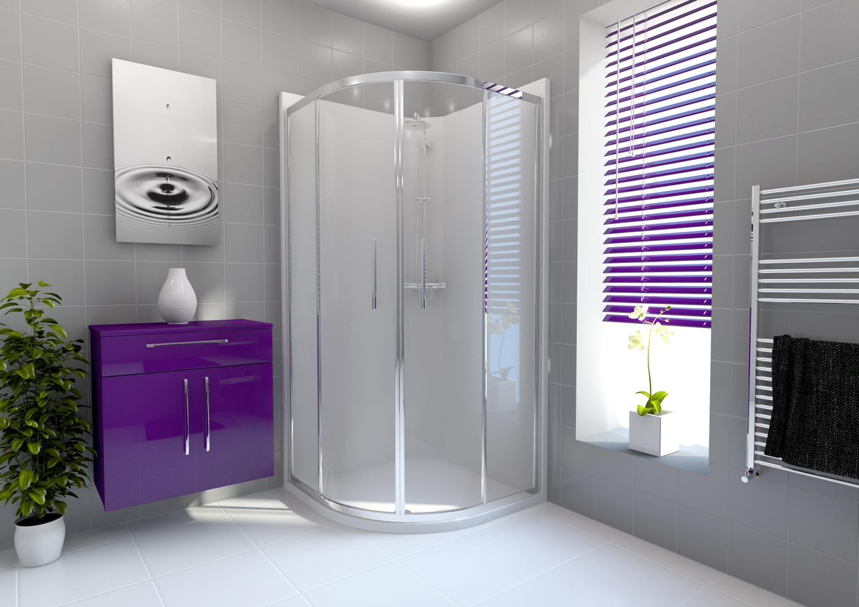 Neptune Shower Pod Quad 800 2/Part White Ns2q800cwsl