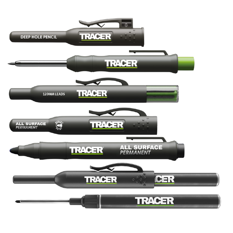 Tracer 5PC Construction Marker Set 5PC Construction Marker