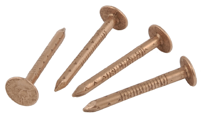 50 x 3.35mm Copper Clout Nails 1000/box