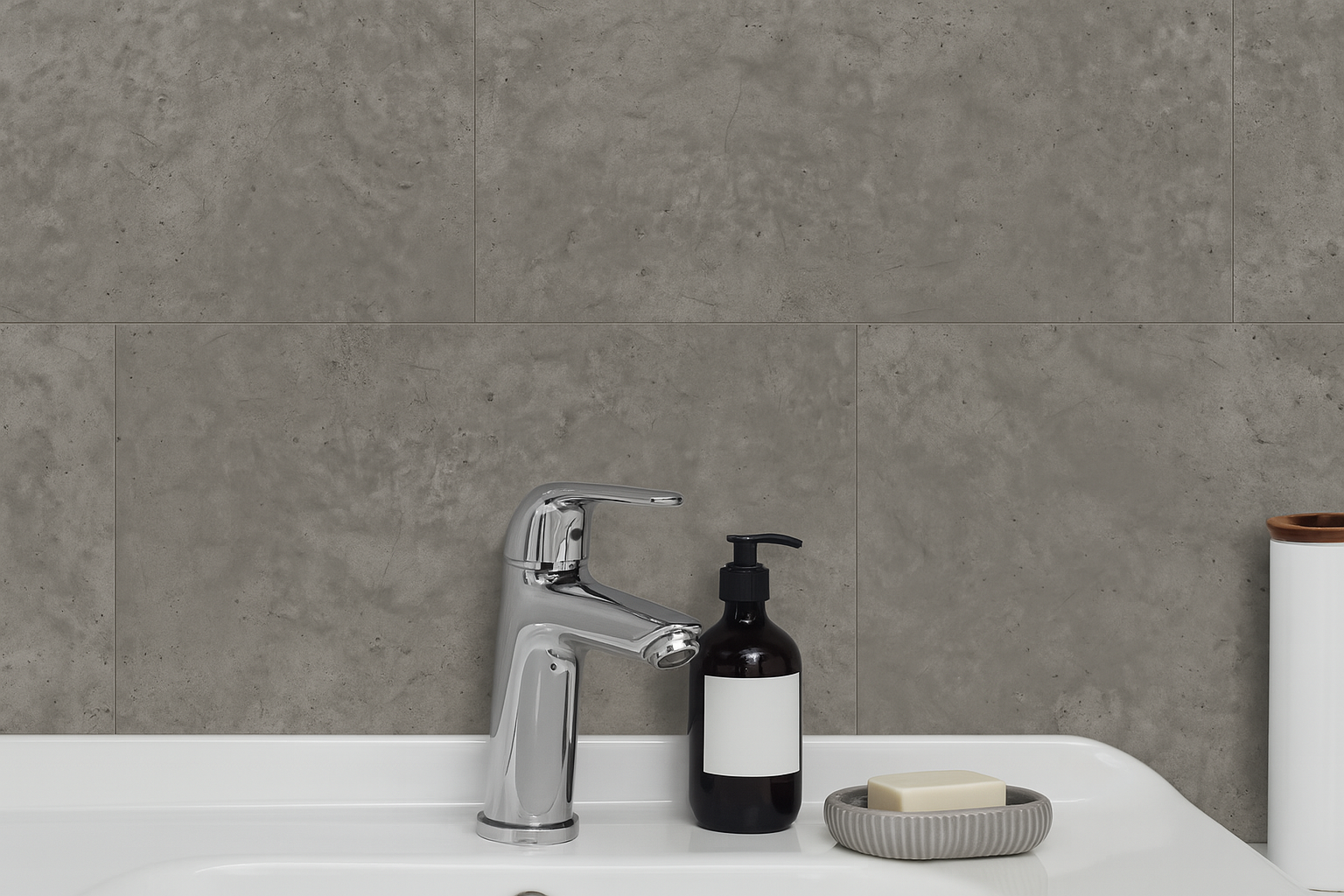 GX Composite Wall Tile Grey Marble - 30x60cm, 11 Panels per Box, 1.98m² Coverage