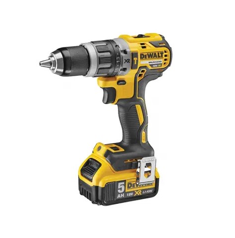 DeWalt 18V XR Brushless Combi Drill with 1 x 5.0Ah Battery | DCD796PI-GB