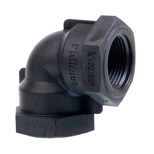 Philmac 1in BSP Single Panel Female Elbow