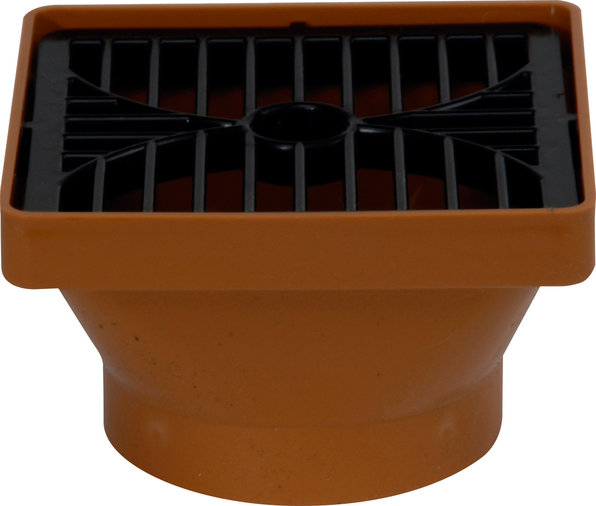 4in Sewer Bottle Gully & Grid Square Top