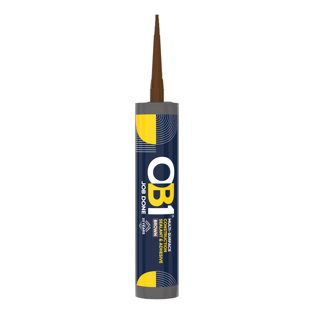 Ob1 Multi-Surface Sealant & Adhesive Brown 290ml