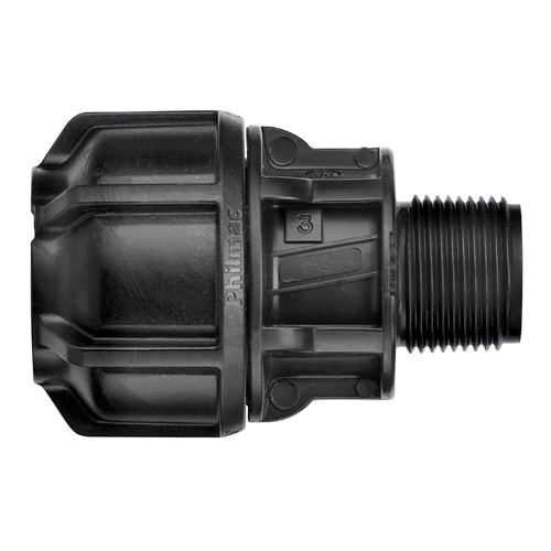 Philmac 3G Metric Imperial Pol x MI End Connector 32mm/1in x 3/4in