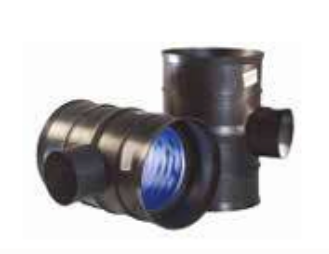 Ridgidrain Twinwall Tee 375 x 150mm