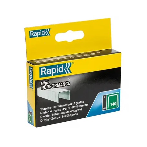 Rapid 140/12 Galv Staples (2000) Boxed