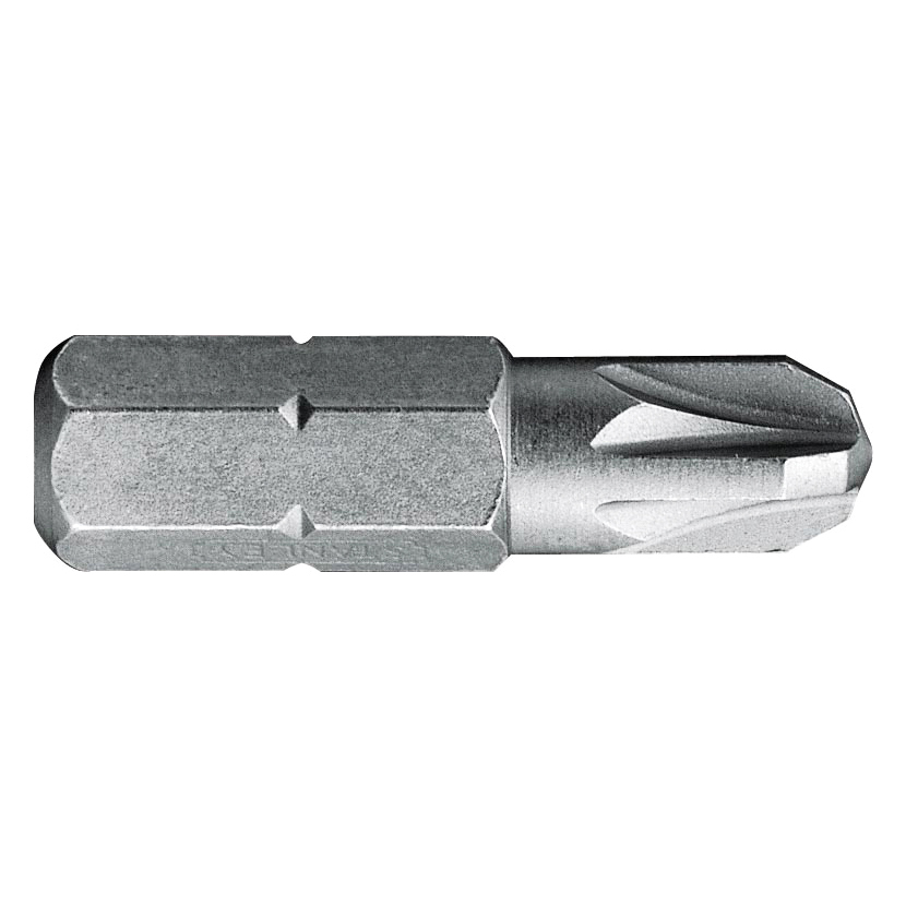 Stanley 1/4" Hex 3pt Pz3 Pozi Insert Bit 168953