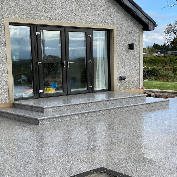 Silver Granite Natural Stone Paving Slabs 900x600x25mm
