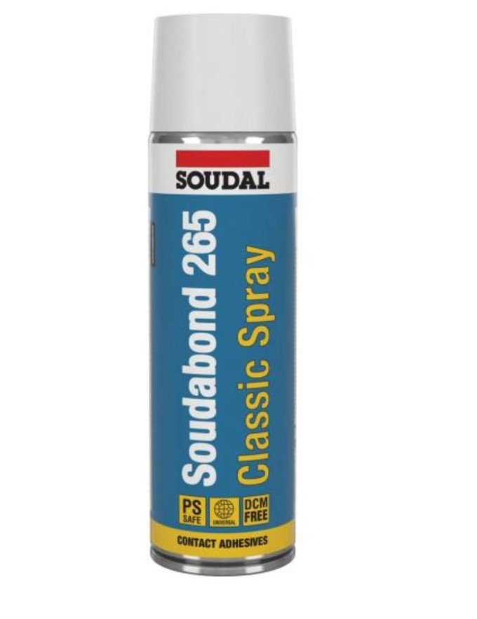 Soudabond 265 Classic Spray 500ml Contact Adhesive Clear