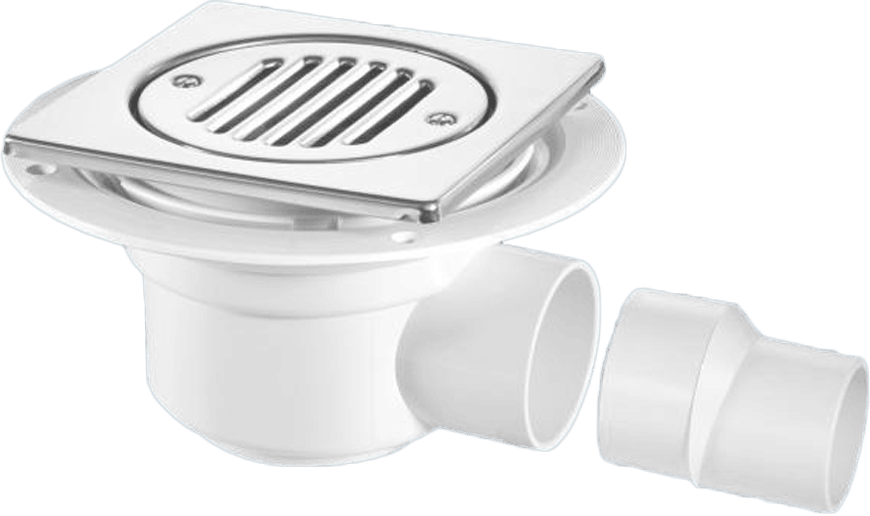 McAlpine Floor Gully 50mm Seal 2in S/Outlet comes with 150mm S/S Grid Tile/Stone