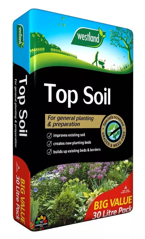 Westland Top Soil – 30L Big Value Bag (Approx. 20kg)