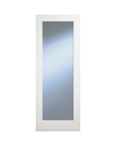 Indoors Boston Shaker Clear Glass Door - 78 Inch x 30 Inch (1981mm x 762mm)