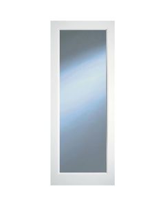 Indoors Kenmore Clear Glazed Single Panel Shaker Door - White - 80 Inch x 32 Inch (2032mm x 813mm)