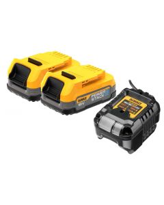 DeWalt 18v Xr Compact Powerstack Batteries and Charger Starter Kit - DCB1102E2 