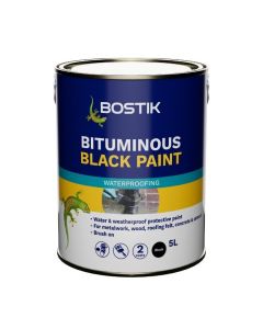 Bostik Waterproof 5lt Black Paint