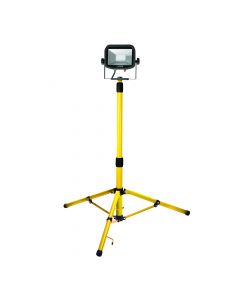 Luceco 110v Single Head Tripod Work Light - 1800 Lumens - 22W