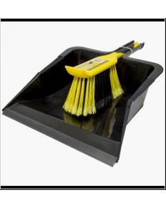 Rhino Bulldozer Heavy Duty Dustpan And Brush Set
