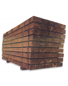 Garden Railway Sleeper Brown Treated - 200mm X 100mm X 2.4m