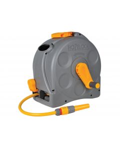 Hozelock 2 in 1 Compact Hose Reel & 25m of Starter Hose
