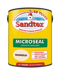 Sandtex Magnolia Smooth Masonry Paint - 10L - 2 for €75 