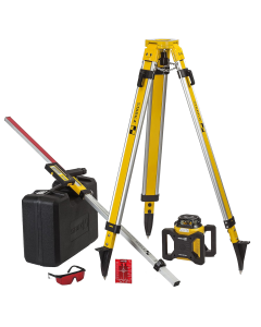Stabila LAR 160 Self-Levelling Rotation Laser Level 7 Piece Set 