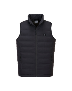 Portwest Ultrasonic Heated Tunnel Bodywarmer Gilet &ndash; Black, Medium