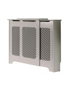 Tema Classic Adjustable Radiator Cabinet - White - 200cm (Width)