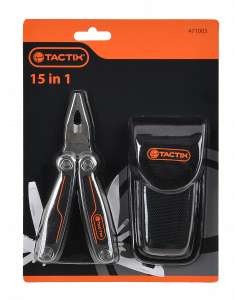 Tactix Multi Tool 15- In- 1 With Multi Function 471005 