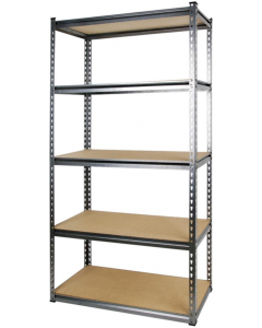 Chadwicks Performance Boltless Shelving Unit - 5 Shelf Rack (30 Inch x 12 Inch x 60 Inch)