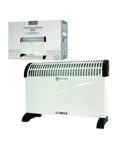De Vielle Classic Convector Heater 2000W - White | DEF978548