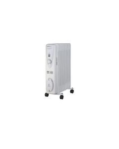 De Vielle Premium 2000W 9 Fin Oil Filled Radiator - White | DEF057249