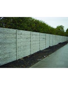 1830 x 300 x 50mm Concrete Base Panel Rock Face