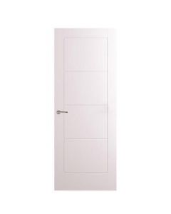 Indoors Alton Ladder Fire Door FD30 - White - 78 Inch x 24 Inch (1981mm x 610mm)