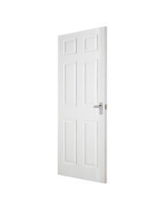Indoors Carrick 6 Panel Fire Door FD30 - White - 78 Inch x 26 Inch (1981mm x 660mm)