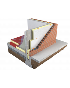 Xtroliner Xtrowall Plus Partial Fill Cavity Walls Insulation Board - 1200mm x 450mm x 110mm  - 4 Per pack