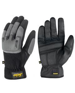 Snickers Power Core Gloves - Black/Stone Grey Size 11