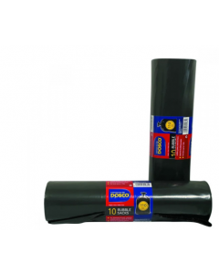 110l Black Rubble Bags Pack 10/Roll