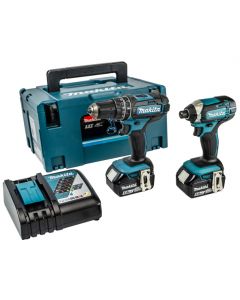 Makita Combi Impact Driver Twin Pack 2 x 5ah